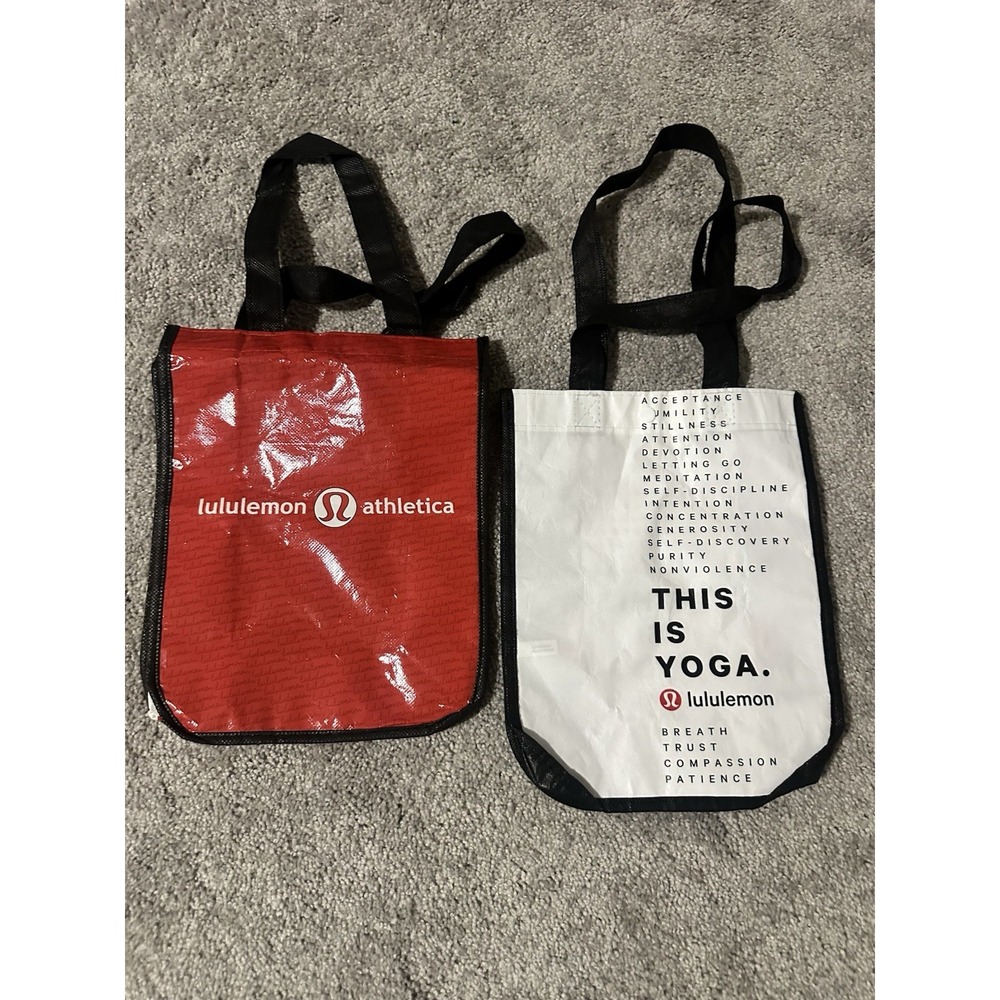 Lululemon Two Shopping Totes Small
